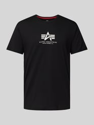T-Shirt mit Label-Print von Alpha Industries - 38