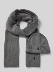 Sjaal en muts van wol in een set van Polo Ralph Lauren - 43