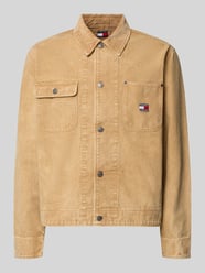 Kurtka jeansowa o kroju regular fit z czystej bawełny z sztruksowym kołnierzem od Tommy Jeans - 6
