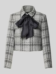 Cropped Blazer mit Schleifen-Detail von Marc Cain Grau - 23