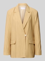 Żakiet o kroju straight fit z mieszanki wiskozy z fakturowanym wzorem od Jake*s Collection - 19