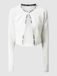 Cropped Cardigan aus Viskosemischung  von Miss Sixty Weiß - 33