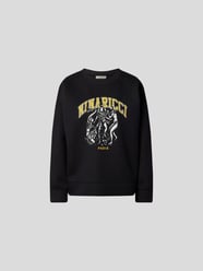 Sweatshirt mit Motiv-Print von Nina Ricci Schwarz - 14