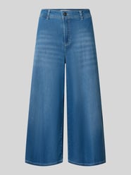 Jeansy o kroju wide fit w skróconym kroju model 'Ella' od MAC - 25