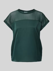 Blusenshirt mit Kappärmeln Modell 'ELLETTE' von Vila Grün - 29