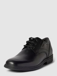 Derbys mit atmungsaktiver Sohle von Geox Schwarz - 12