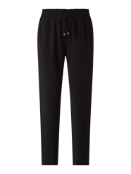 Comfortbroek van viscosemix van s.Oliver BLACK LABEL Grijs / zwart - 20