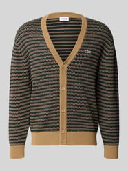 Cardigan mit kontrastierenden Rippbündchen von Lacoste - 31