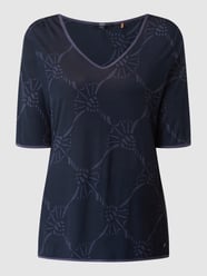 Bluza dresowa ze wzorem na całej powierzchni  od JOOP! BODYWEAR Niebieski - 27