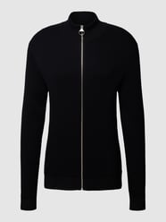 Strickjacke mit Reißverschluss Modell 'LENLAA' von Armedangels Schwarz - 25
