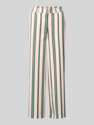 Hose im Allover-Look Modell 'KATE PRINT' von ICHI Beige - 11