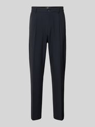 straight fit broek met viscose, model 'Leto' van CINQUE - 9