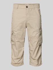 Bermudy capri o kroju regular fit z kieszeniami cargo od camel active - 2