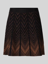 Strickrock im Allover-Look mit elastischem Bund von Apricot - 26