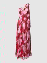 Abendkleid mit One-Shoulder-Träger von Adrianna Papell Rot - 46