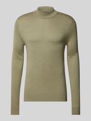 Gebreide pullover met turtleneck van Christian Berg Men Groen - 15