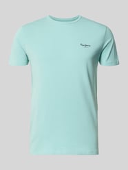 t-shirt o kroju slim fit z mieszanki bawełny model 'ORIGINAL BASIC 3N' od Pepe Jeans - 21