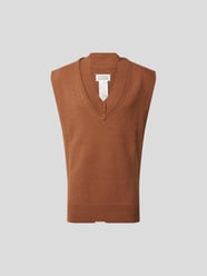 Pullunder mit V-Ausschnitt von Maison Margiela Braun - 40