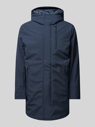 Jacke mit Viskose-Anteil und Stehkragen von Knowledge Cotton Apparel Blau - 45