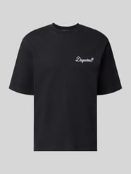 Relaxed Fit T-Shirt aus reiner Baumwolle mit Logo-Stickerei von Dsquared2 Ready to Wear - 3