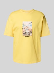 Regular Fit T-Shirt aus Baumwoll-Viskose-Mix von REVIEW - 23
