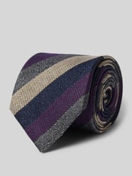 Stropdas van zijdemix met logopatch (8,5 cm) van REAL GUYS - 17