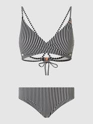 Bikini met streepmotief - gewatteerd  van ONeill Grijs / zwart - 36