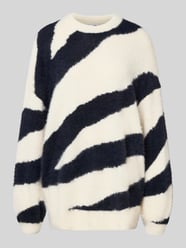 Sweter z dzianiny z okrągłym dekoltem model ‘HEIDI’ od NOISY MAY® - 5
