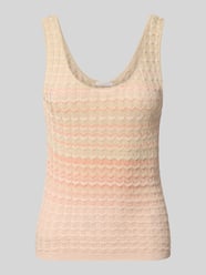 Top z dzianiny z mieszanka wiskozy z okrągły dekolt model 'ROSALYN' od GUESS - 43