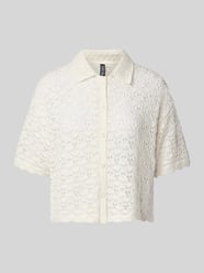 Kurtka z dzianiny o kroju relaxed fit z czystej bawełny model ‘FALKA’ od Pieces - 19