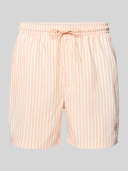 Regular Fit Badeshorts mit Logo-Print von Calvin Klein Underwear Orange - 31