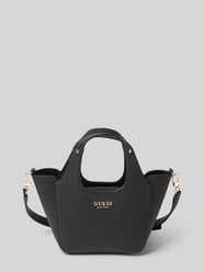 2-in-1-Handtasche mit Label-Applikation Modell 'CALISTA' von Guess - 1