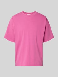 t-shirt z prążkowanym okrągłym dekoltem model 'FIZVALLEY' od American Vintage - 18