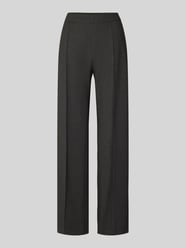 Pantalon met persplooien, model 'Chiara' van MAC Grijs / zwart - 31