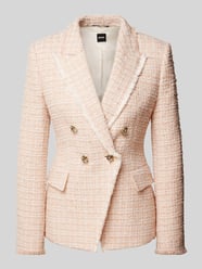 Blazer mit Strukturmuster Modell 'Jia' von BOSS Pink - 48