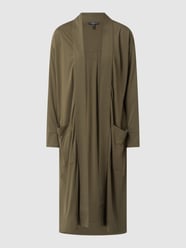 Lange cardigan met opengewerkte voorkant  van Esprit Collection Groen - 34
