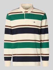 Sweatshirt mit Polokragen und Label-Stitching von GANT - 2