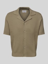 Strickjacke mit Knopfleiste von JAKE*S STUDIO MEN Beige - 5