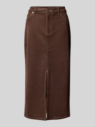 Midi-Rock mit Kontrastnähten Modell 'STINA LIFE' von Only - 25