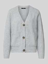 Comfort fit gebreid jack met V-hals, model 'BOOM' van Vero Moda - 17
