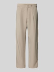 Relaxed Tapered Fit Bundfaltenhose mit elastischem Bund von CK Calvin Klein Grün - 22