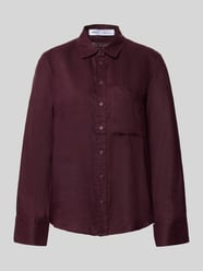 Leinenbluse mit Brusttasche Modell 'LINO' von MANGO - 47