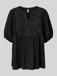Relaxed Fit Bluse mit Lochstickerei Modell 'LORAINE' von Soyaconcept - 32