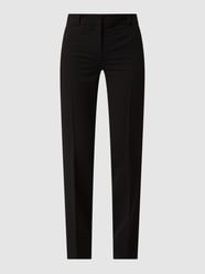 Stoffhose mit Bügelfalten von Jake*s Collection Schwarz - 22