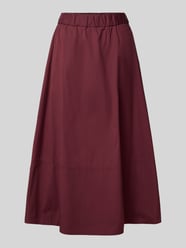 Midirock mit elastischem Bund von ROBE LÉGÈRE Bordeaux - 6