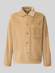 Regular Fit Hemdjacke aus Baumwoll-Mix Modell 'OTTO' von Selected Beige - 11