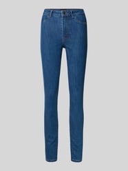 Jeansy o kroju skinny fit z mieszanki bawełny model ‘DEA’ od Pieces - 20