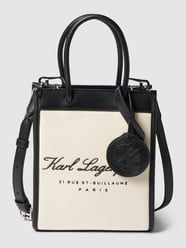 Tote Bag mit Label-Detail Modell 'hotel' von Karl Lagerfeld Weiß - 15