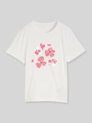 t-shirt o kroju regular fit z czystej bawełny z nadrukiem z motywem od Tom Tailor - 10