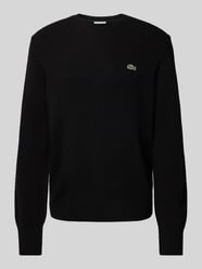 Regular fit gebreide pullover van pure wol van Lacoste - 37